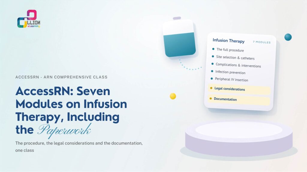 AccessRN: Seven Modules on Infusion Therapy, Including the Paperwork